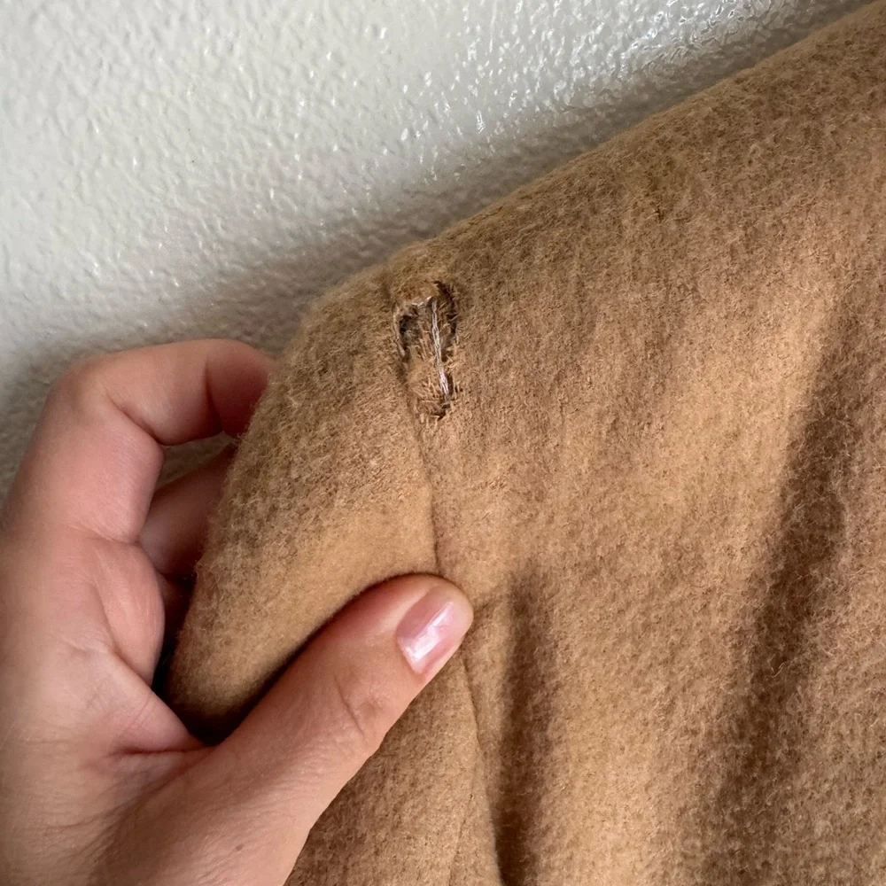 Brooks Brothers Camel Hair Blazer 41L Vintage Tan Sport Coat Mens Wool Jacket